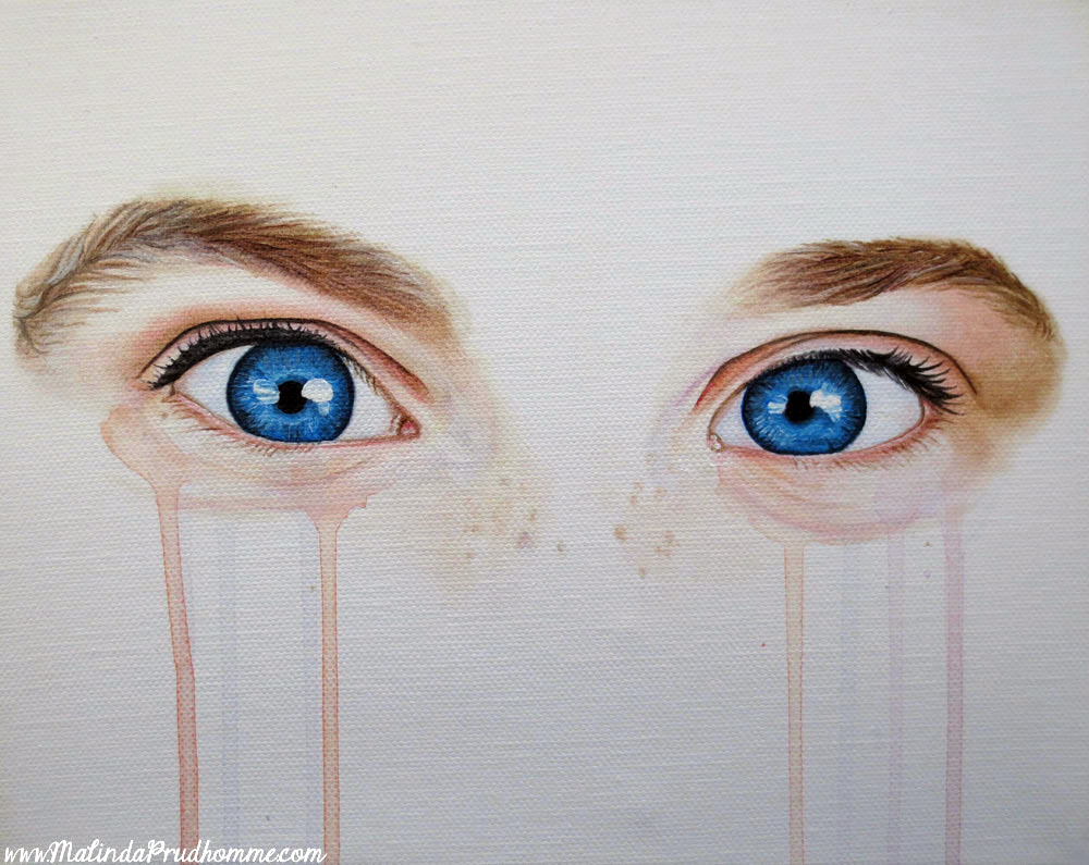 eye painting, eyes, blue eyes, childrens eyes, custom artwork, custom painting, realistic eyes, painting, toronto artist