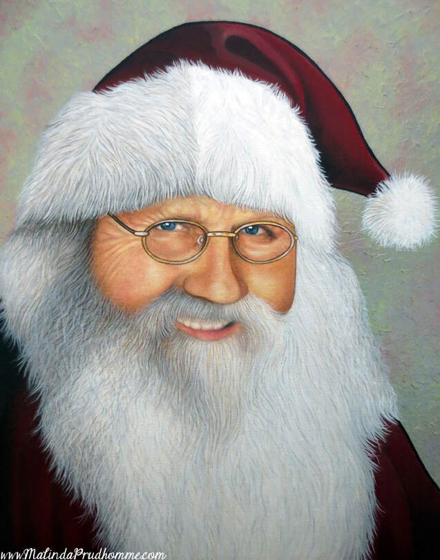 Santa, Santa Portrait, Custom Santa Portrait, Custom Portrait, Realistic Santa Portrait, Christmas Art, Christmas Portrait, Christmas Santa Art