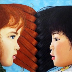 baby portrait, child art, child portrait, racism, multiculturalism