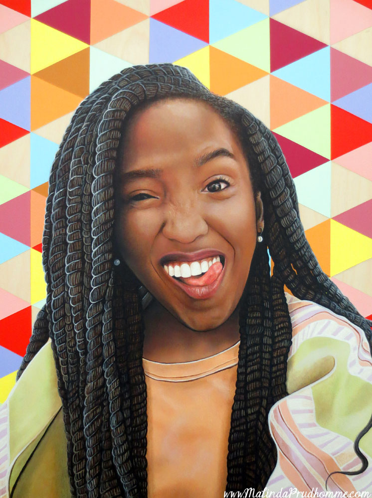 Pop art, colourful art, silly art, portrait painting, toronto portrait artist